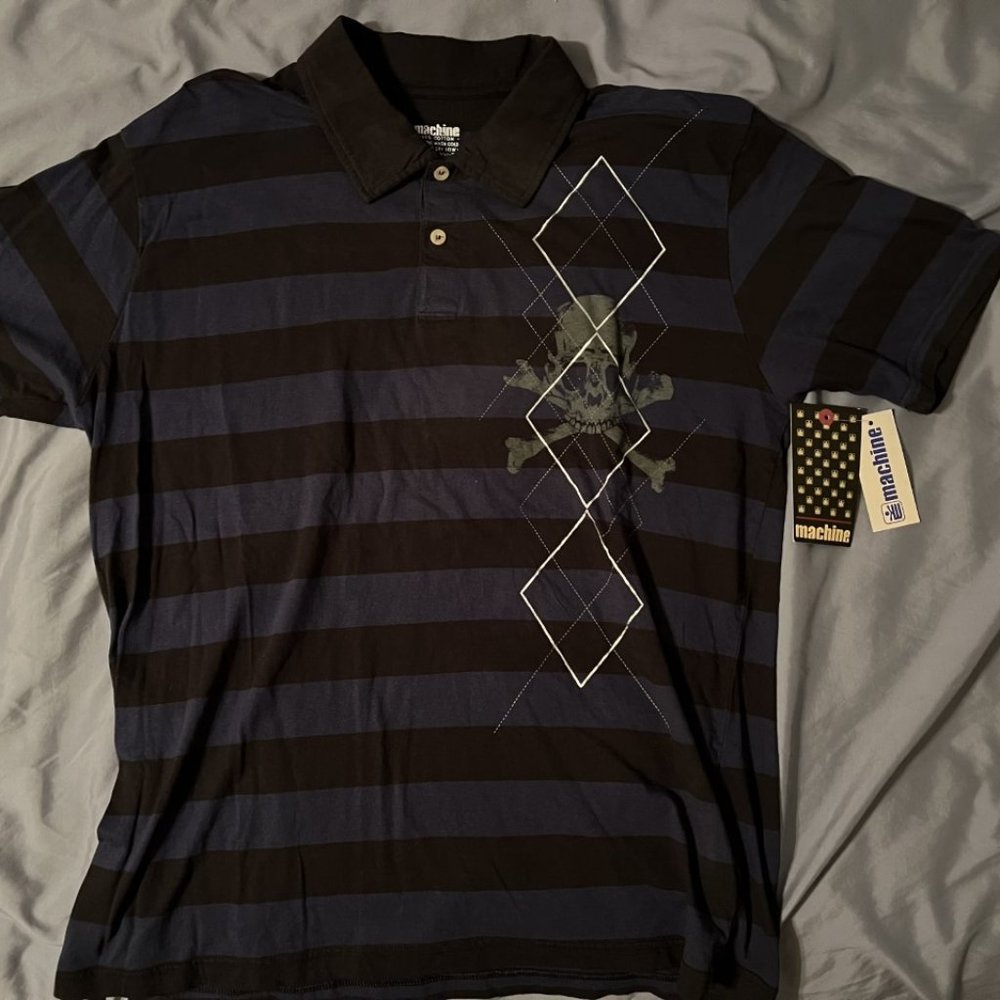 Mens New Machine Polo XXL